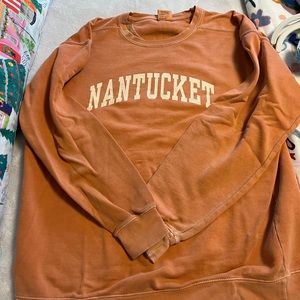 Orange Nantucket crewneck (size XL)